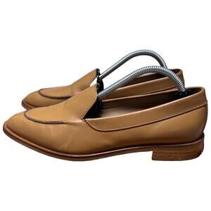 EVERLANE The Modern Leather Women's 37/US 6.5 Loafer Camel Preppy Made in Italy